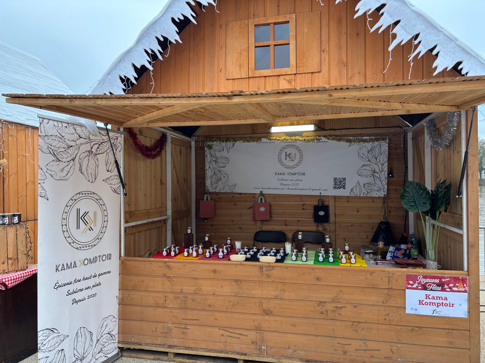 Premier marché de Noël à Conflans-Sainte-Honorine
